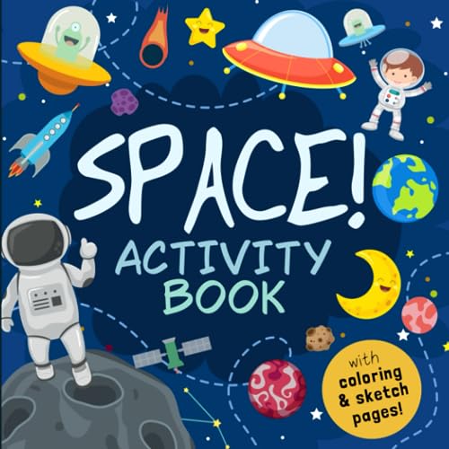Space Activity Book!: A Fun Activity Book for Kids (Ages 4-8) (Activity Books For Kids, Band 9) von Independently published