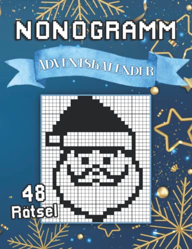 Nonogramm Rätsel Adventskalender: Weihnachtskalender mit 48 Hanjie Logikrätseln als Gehirntraining in der Adventszeit für Erwachsene und Kinder Nonogramm Rätsel Adventskalender: Weihnachtskalender mit 48 Hanjie Logikrätseln als Gehirntraining in der Adventszeit für Erwachsene und Kinder von Independently published