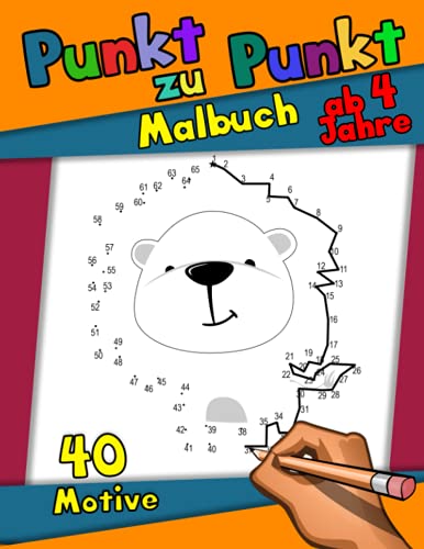 Punkt zu Punkt: Verbinde die Punkte Zeichenbuch und Malbuch mit Tieren für Kinder in Kindergarten, Vorschule, Grundschule, malen nach Zahlen ab 4 Jahre Punkt zu Punkt: Verbinde die Punkte Zeichenbuch und Malbuch mit Tieren für Kinder in Kindergarten, Vorschule, Grundschule, malen nach Zahlen ab 4 Jahre
