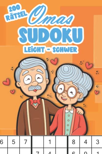 Sudoku Oma: Sudoku Rätselbuch mit großer Schrift für Großmutter von Independently published