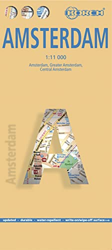 Amsterdam 1 : 11 000. Einzelkarten: Amsterdam, Amsterdam Centrum, Amsterdam & Regio. Metro-Link GVB-Lines. Laminiert Amsterdam 1 : 11 000. Einzelkarten: Amsterdam, Amsterdam Centrum, Amsterdam & Regio. Metro-Link GVB-Lines. Laminiert