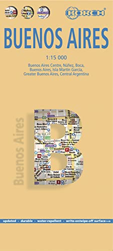 Buenos Aires, Borch Map: Buenos Aires Centre, Núnez, Boca, Isla Martín Garcia, Greater Buenos Aires, Central Argentina: Buenos Aires Centro, Nunez, ... Greater Buenos Aires, Central Argentina