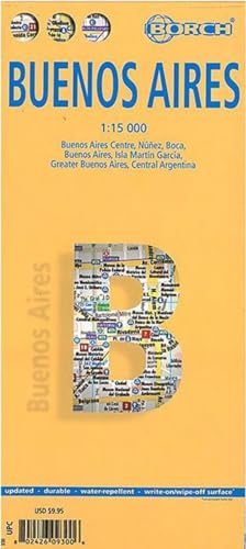Buenos Aires, Borch Map: Buenos Aires Centre, Núnez, Boca, Isla Martín Garcia, Greater Buenos Aires, Central Argentina: Buenos Aires Centro, Nunez, ... Greater Buenos Aires, Central Argentina