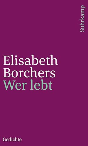 Wer lebt: Gedichte Wer lebt: Gedichte