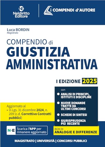 Compendio di giustizia amministrativa 2025. Con app Compendio di giustizia amministrativa 2025. Con app von Neldiritto Editore