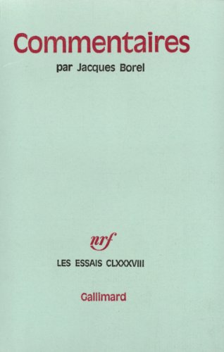 Commentaires von GALLIMARD