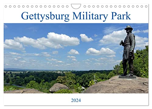 Gettysburg Military Park (Wandkalender 2024 DIN A4 quer), CALVENDO Monatskalender von CALVENDO