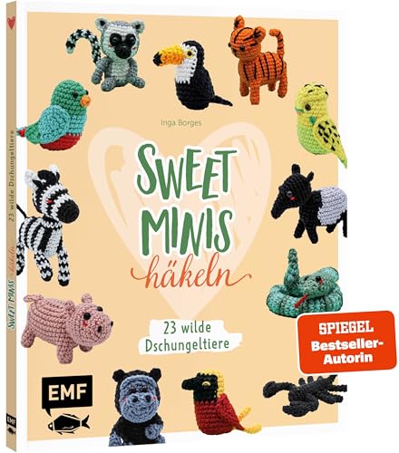 Sweet Minis häkeln – 23 wilde Dschungeltiere von Edition Michael Fischer / EMF Verlag
