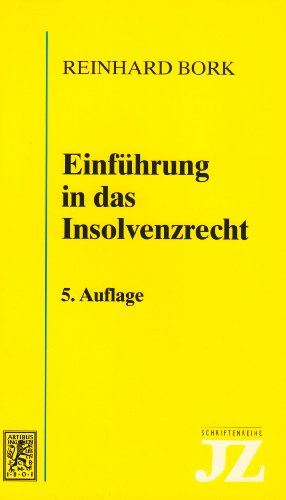 Einführung in das Insolvenzrecht