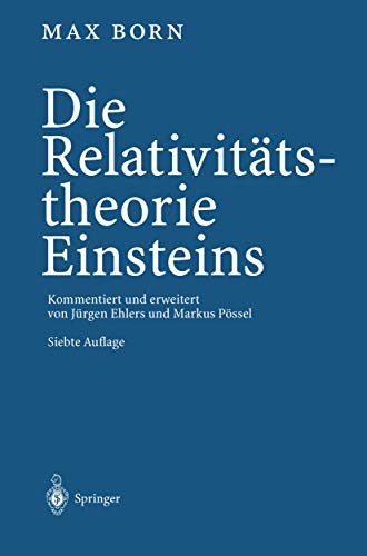 Die Relativitätstheorie Einsteins von Springer
