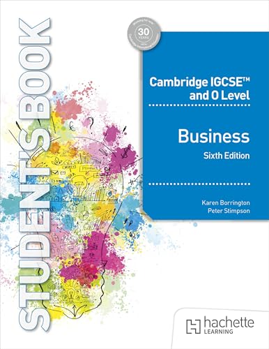 Cambridge IGCSE and O Level Business Sixth Edition von Hodder Education