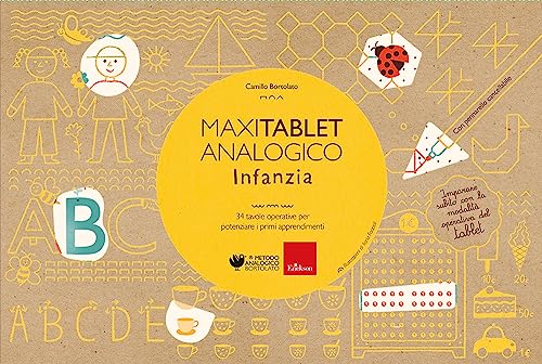 Maxi tablet analogico. Infanzia. 34 tavole operative per potenziare i primi apprendimenti. Con lavagnetta. Con pennarello cancellabile (Strumenti) von Erickson