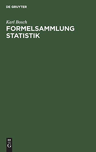 Formelsammlung Statistik