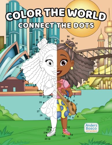 Color the World: Connect the Dots Activity Book | 30 Fun Pages of Global Dot-to-Dot Activities and Relaxing Cultural Coloring Scenes: A World Travel ... enjoy this coloring and connect-the-dots book Color the World: Connect the Dots Activity Book | 30 Fun Pages of Global Dot-to-Dot Activities and Relaxing Cultural Coloring Scenes: A World Travel ... enjoy this coloring and connect-the-dots book von Independently published