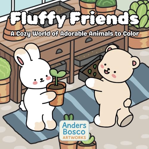 Fluffy Friends: A Cozy World of Adorable Animals to Color Fluffy Friends: A Cozy World of Adorable Animals to Color von Independently published