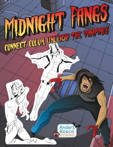 Midnight Fangs: Connect the Dots and Unleash the Vampires. 30 Fun and Frightening Nighttime Adventures to Draw, Color, and Explore. Perfect for kids, ... spooky mischief.: Halloween Activity Book Midnight Fangs: Connect the Dots and Unleash the Vampires. 30 Fun and Frightening Nighttime Adventures to Draw, Color, and Explore. Perfect for kids, ... spooky mischief.: Halloween Activity Book von Independently published