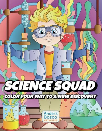 Science Squad. Color Your Way to a New Discovery. Perfect for kids, teens, and young-at-heart science lovers, this book combines the excitement of ... scientist and let your creativity shine! Science Squad. Color Your Way to a New Discovery. Perfect for kids, teens, and young-at-heart science lovers, this book combines the excitement of ... scientist and let your creativity shine! von Independently published