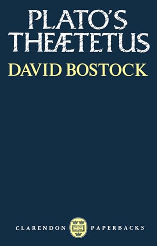 Plato's Theaetetus (Clarendon Paperbacks) von Oxford University Press