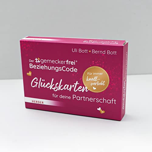 Der #gemeckerfrei® BeziehungsCode: Glückskarten für deine Partnerschaft von Verlag Herder