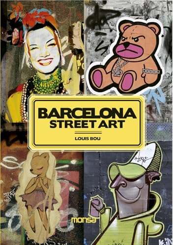 Barcelona graffiti street full of arts von Monsa