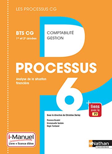 Processus 6 BTS CG 1ère et 2ème années (Les processus CG) Livre + Licence élève - 2017: i-Manuel von NATHAN