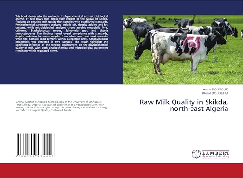 Raw Milk Quality in Skikda, north-east Algeria: DE von LAP LAMBERT Academic Publishing