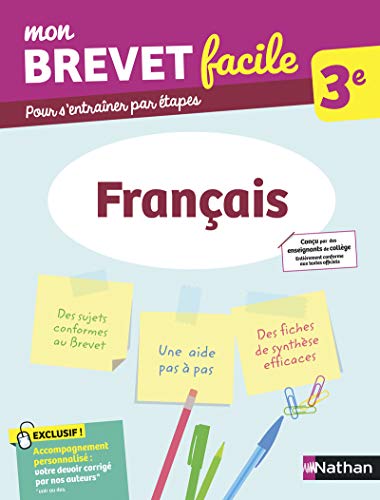 Mon Brevet facile - Français 3e (2) von NATHAN