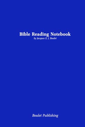 Bible Reading Notebook von Boulet Publishing