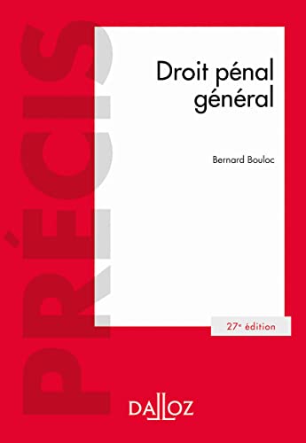 Droit pénal général 27ed von DALLOZ