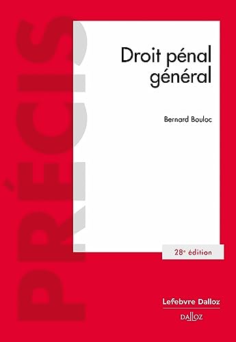 Droit pénal général 28ed