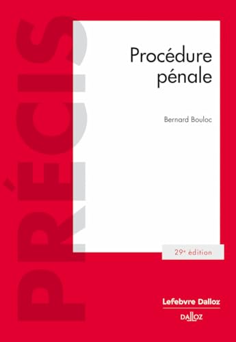 Procédure pénale. 29e éd.