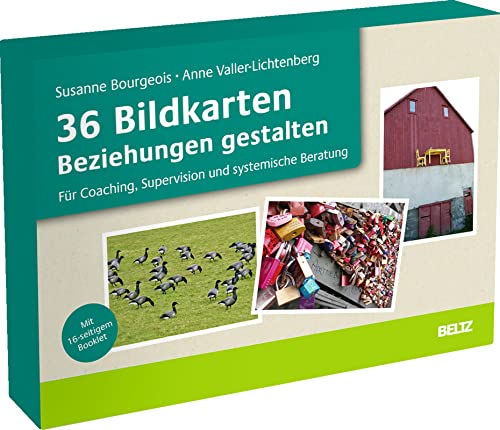 36 Bildkarten Beziehungen gestalten: Für Coaching, Supervision und systemische Beratung. Mit 16-seitigem Booklet (Coachingkarten)
