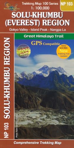Solu Khumbu (NP103): Everest Region Great Himayala Trail Map