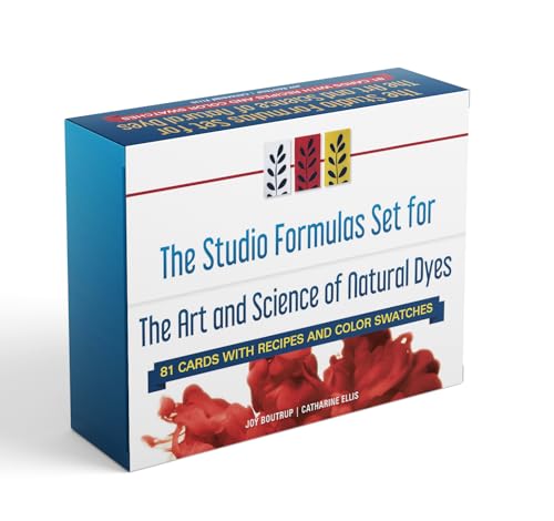 The Studio Formulas Set for The Art and Science of Natural Dyes: 84 Cards With Recipes and Color Swatches