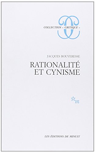 Rationalité et cynisme von MINUIT