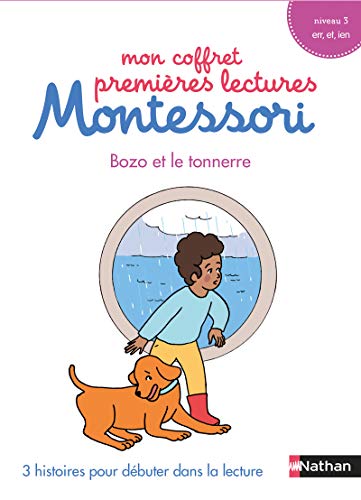 Mon coffret 1ères lectures Montessori niv 3 - Bozo et le tonnere: 3 histoires pour débuter dans la lecture. Niveau 3