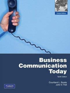 Bovee: Business Communication Today/ MyBCommLab Pack: Global Edition