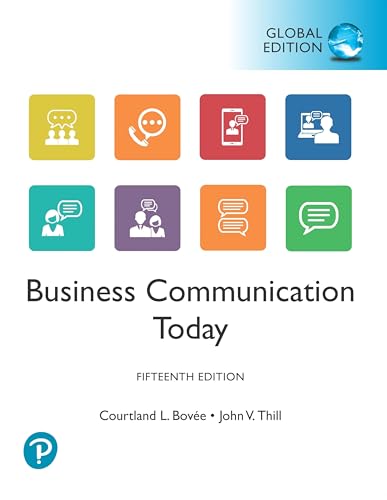 Business Communication Today, Global Edition
