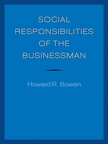 Social Responsibilities of the Businessman (University of Iowa Faculty Connections) von University of Iowa Press