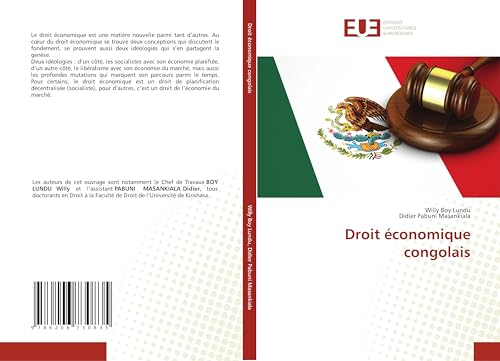 Droit économique congolais: DE von Éditions universitaires européennes