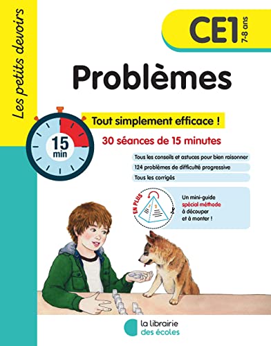 Les petits devoirs - Problèmes CE1: 30 séances de 15 minutes