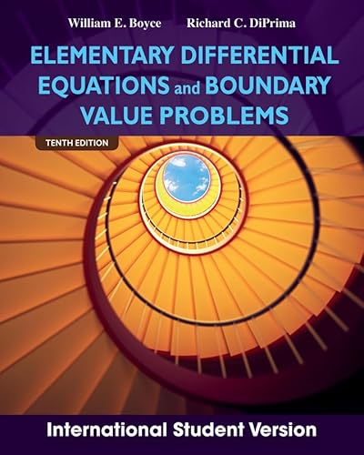 Elementary Differential Equations and Boundary Value Problems: International Student Version