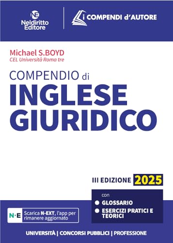 Compendio di Inglese giuridico 2025 (Legal English) von Neldiritto Editore