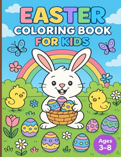 Easter 2025 Coloring Book for Kids: Fun and Easy Easter-Themed Coloring Pages for Toddlers and Kids Ages 3-8 | Bunnies, Eggs, Baskets, and More! Easter 2025 Coloring Book for Kids: Fun and Easy Easter-Themed Coloring Pages for Toddlers and Kids Ages 3-8 | Bunnies, Eggs, Baskets, and More! von Independently published