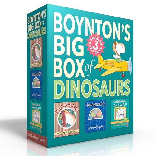 Boynton's Big Box of Dinosaurs (Boxed Set): Peekaboo Rex!; Dinosnores; Oh My Oh My Oh Dinosaurs! (Boynton on Board) von Boynton Bookworks