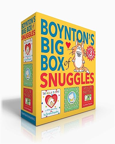 Boynton's Big Box of Snuggles (Boxed Set): Snuggle Puppy!; Belly Button Book!; Your Nose! (Boynton on Board) von Boynton Bookworks