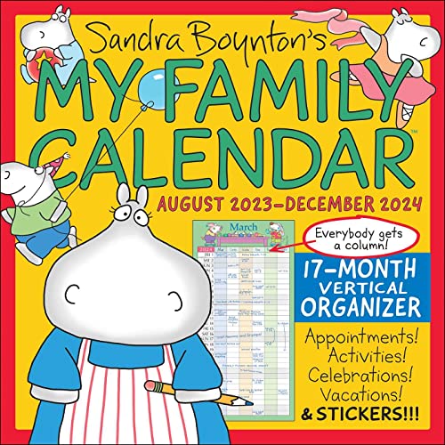 Sandra Boynton's My Family Calendar 17-Month 2023-2024 Family Wall Calendar Sandra Boynton's My Family Calendar 17-Month 2023-2024 Family Wall Calendar