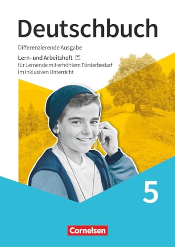 Deutschbuch - Sprach- und Lesebuch - Differenzierende Ausgabe 2020 - 5. Schuljahr: Lern- und Arbeitsheft für Lernende mit erhöhtem Förderbedarf im inklusiven Unterricht - Arbeitsheft mit Lösungen