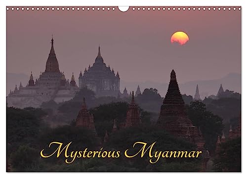 Mysterious Myanmar (Wall Calendar 2025 DIN A3 landscape), CALVENDO 12 Month Wall Calendar: Pictures of temples and people from Myanmar