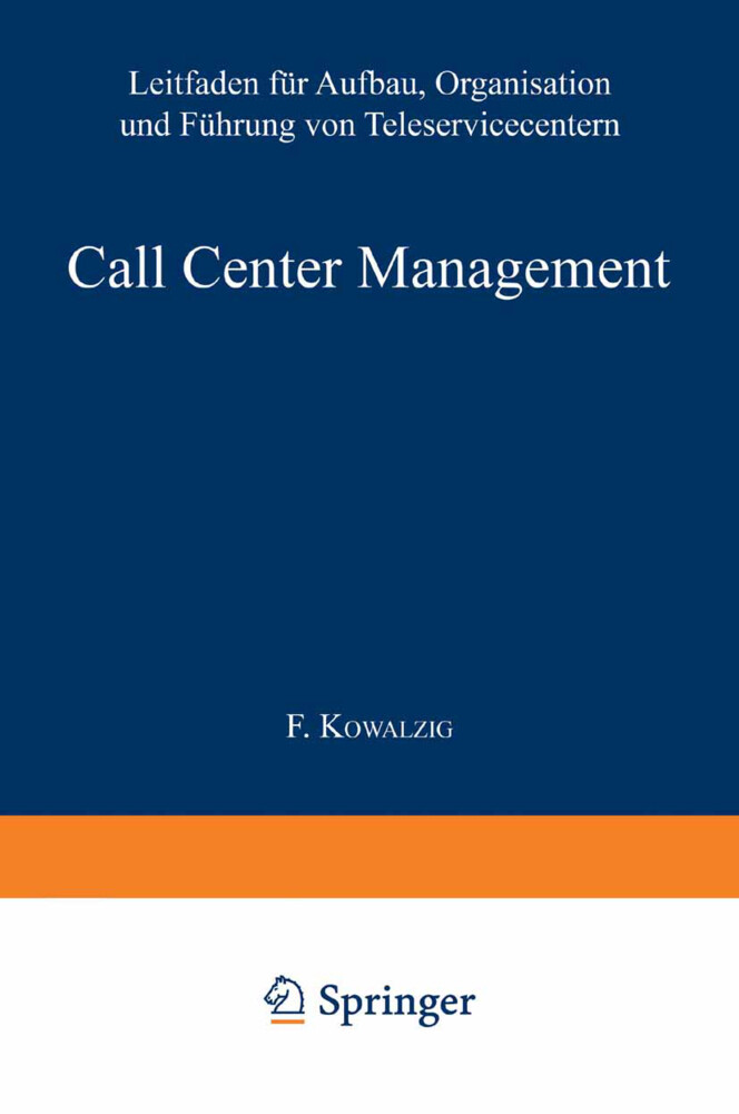 Call Center Management von Gabler Verlag